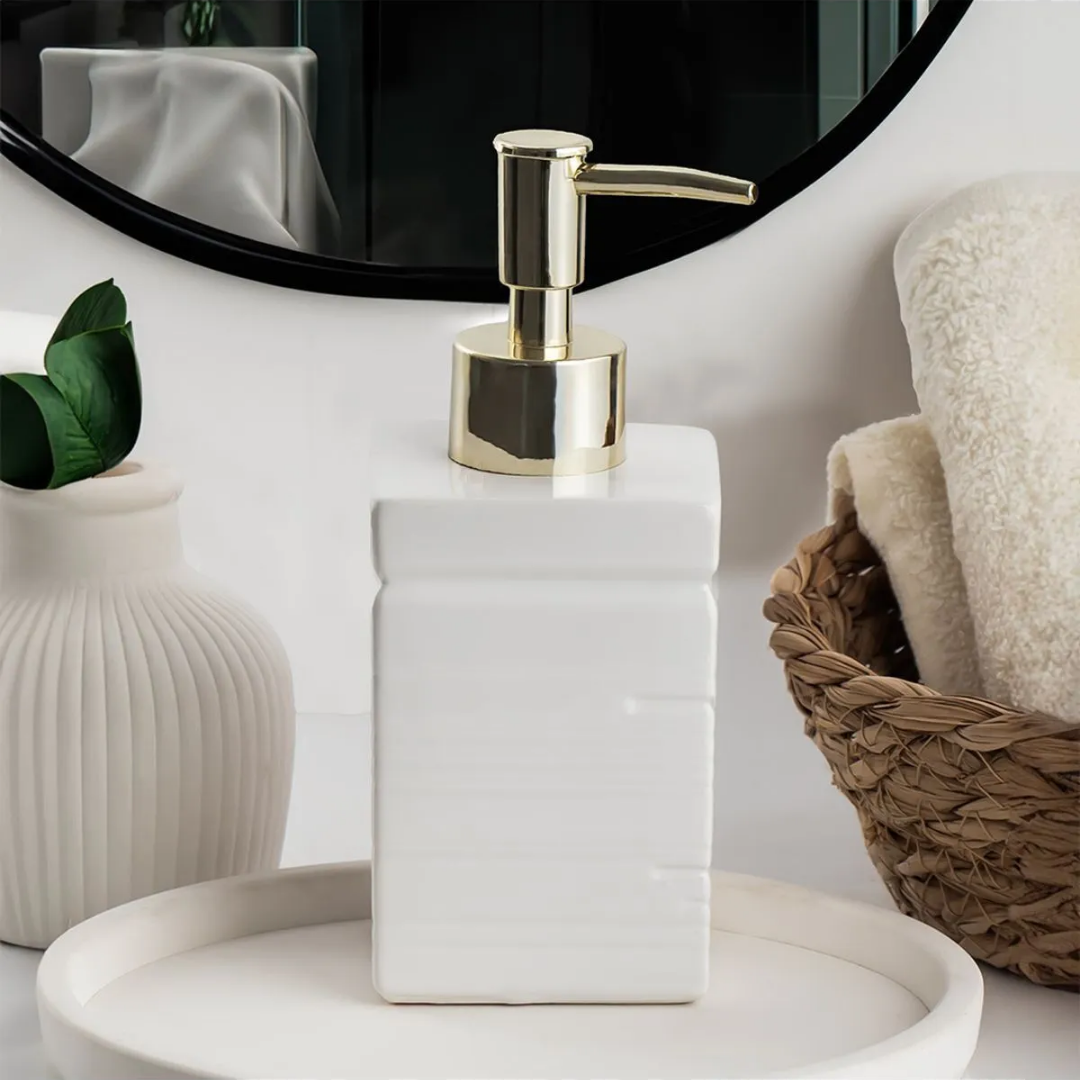 Porcelain Liquid Soap Dispenser AtelierCasa