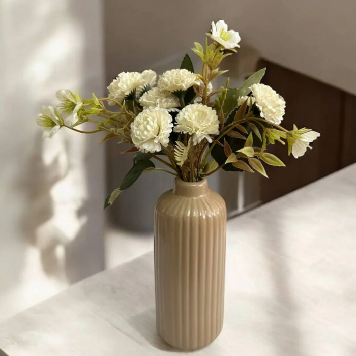 Minimalist Striped Vase 15x6x6cm Atelier Casa