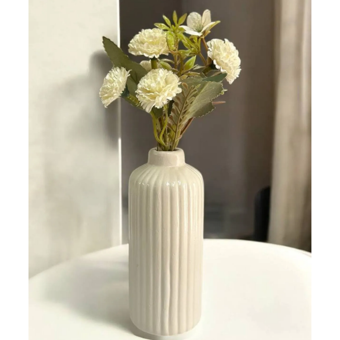 Minimalist Striped Vase 15x6x6cm Atelier Casa