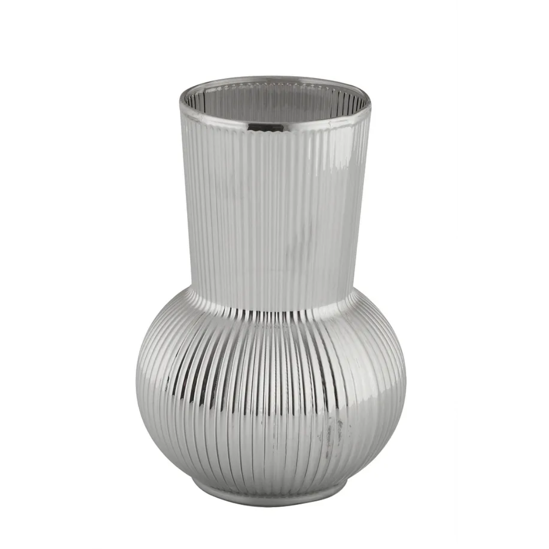 Sirena Glass Vase Honey-18 CM
