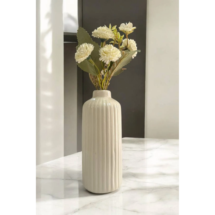 Minimalist Striped Vase 15x6x6cm Atelier Casa