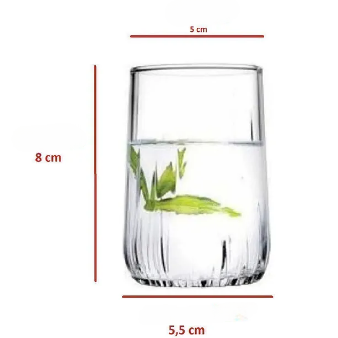 Nova Coffee Side Water Glass 6-Pack 135 Cc
