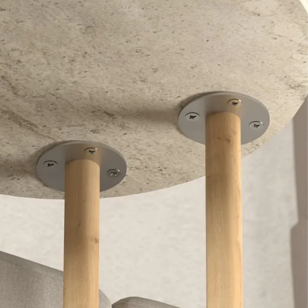 Travertine C Coffee Table, Side Table