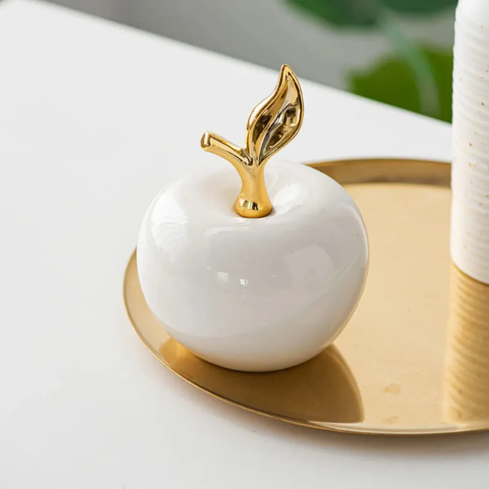 Apple 2 Piece Figurine Set AtelierCasa