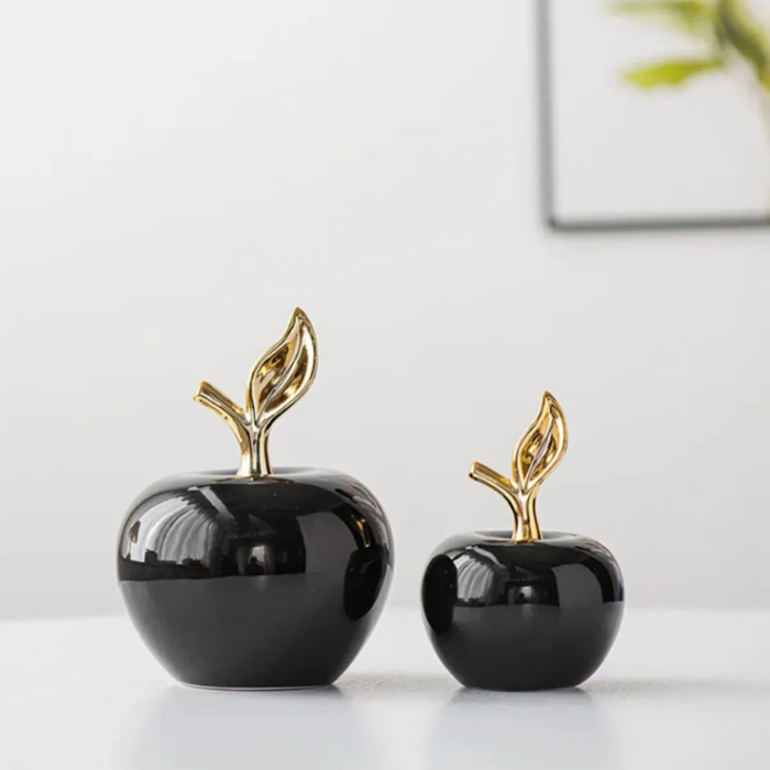 Apple 2 Piece Figurine Set AtelierCasa