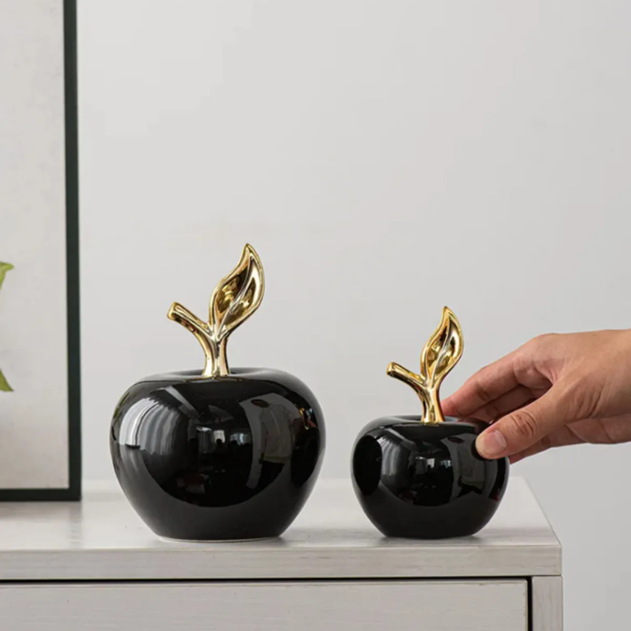 Apple 2 Piece Figurine Set AtelierCasa