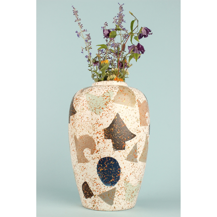 Courir Handmade Ceramic Patterned Vase Atelier Casa