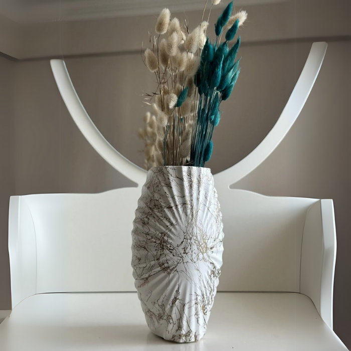 Marble Patterned Vase Atelier Casa