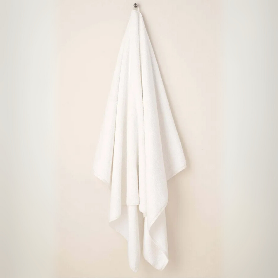 100% Cotton Towel Bath Towel 90x145 Cm - White