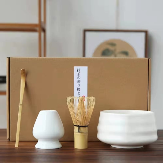 Classic Matcha Set – Pure White Edition