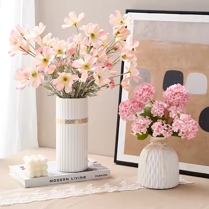 Flower Vase Ceramic Vases (Family of three)