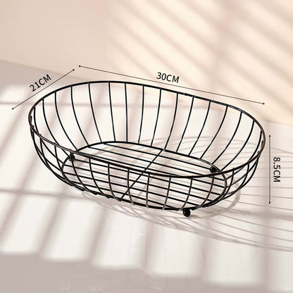 Metal Wire Bread Fruit Bowl