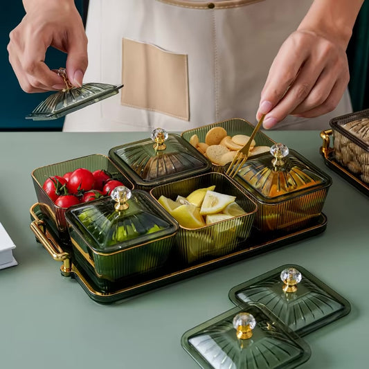 Grid Elegant Snack Tray