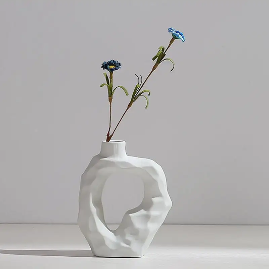 White Ceramic Vase