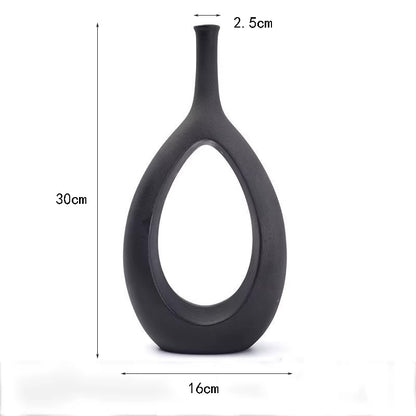 Black Archway Vase Set