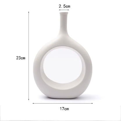 White Archway Vase Set