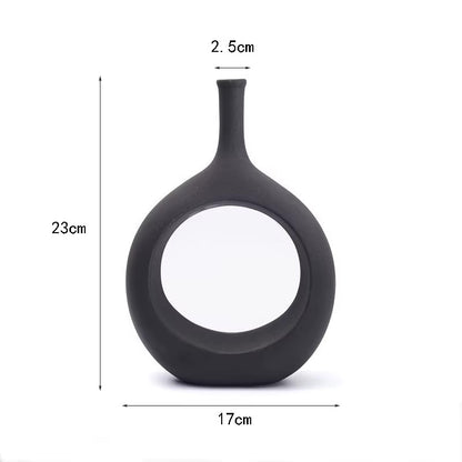 Black Archway Vase Set