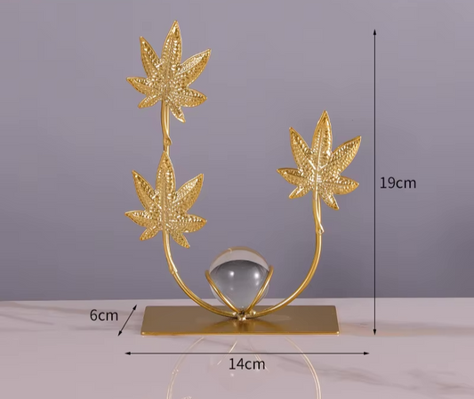 Light Luxury Iron Maple Leaf Ornament