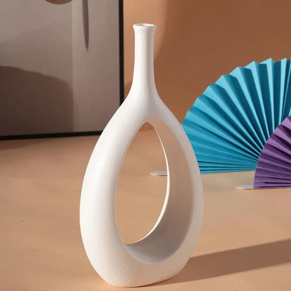 White Archway Vase Set