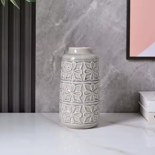Tabletop Vase Rustic Ceramic Vase