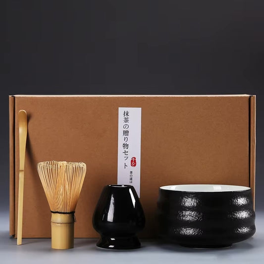 Classic Matcha Set – Midnight Black Edition