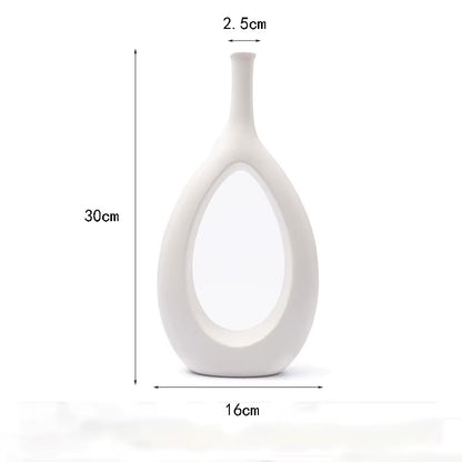 White Archway Vase Set