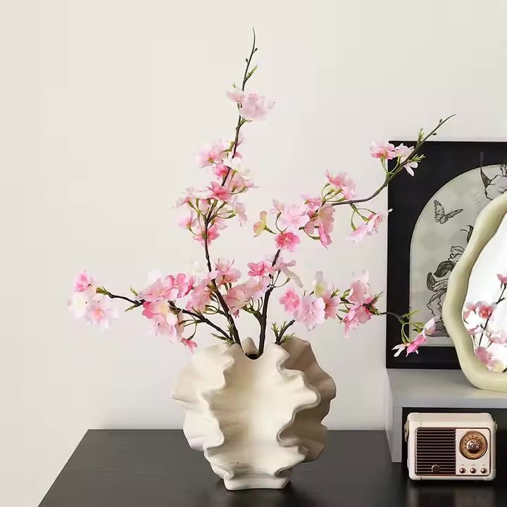 Waveform Ceramic Vase