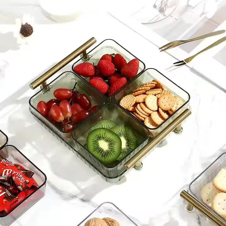 Grid Elegant Snack Tray