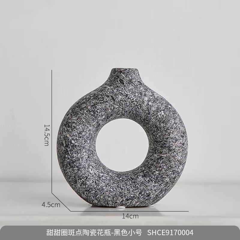Ceramic Vase Arrangement Desktop Decoration