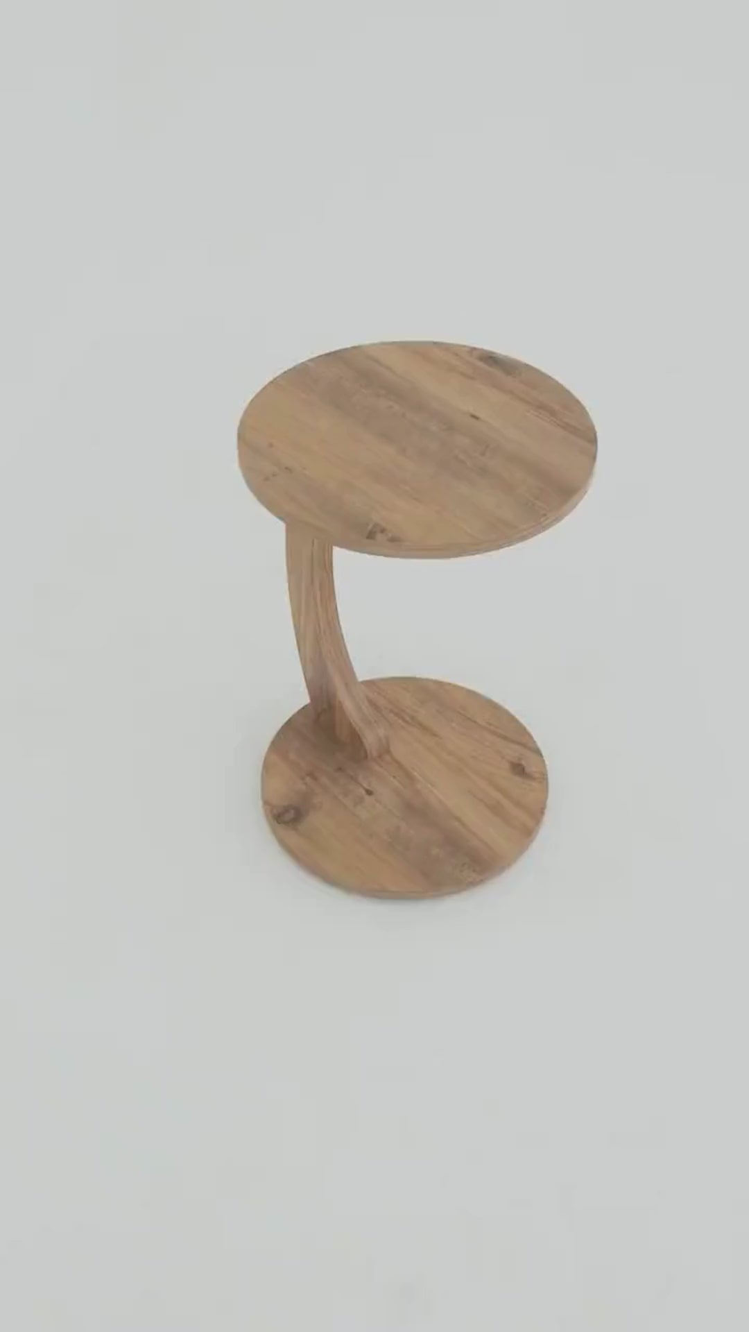 Atlantic Pine Wheeled C Coffee Table Sofa Table